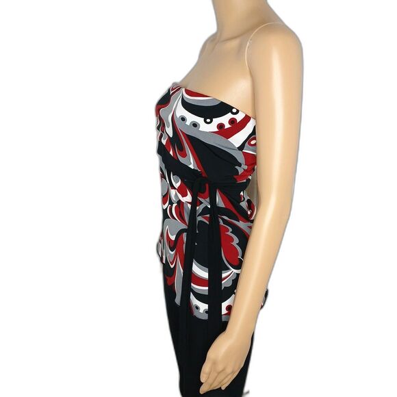 Studio Y Women's Size Medium Sleeveless Halter top Front Tie Boho Beachy Summer - Picture 3 of 6